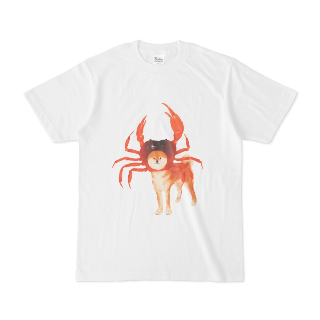 イヌに寄生されたカニTシャツ