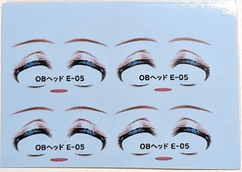 メイクデカール OBドールヘッド用
