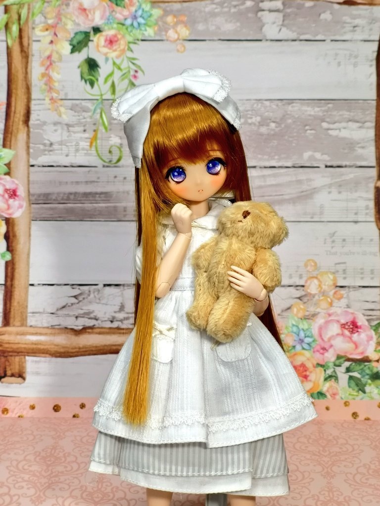 [大きめ]OBドールヘッド K-00 『AZUMA』レジンキャスト 組立キット ホワイティ