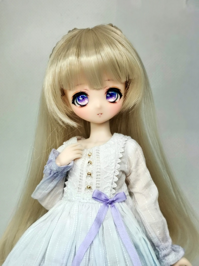 [大きめ]OBドールヘッド K-00 『AZUMA』レジンキャスト 組立キット ホワイティ