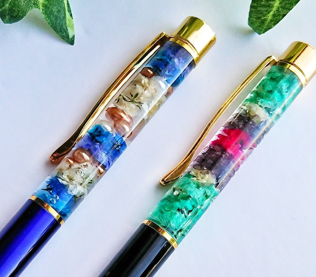 鬼滅*炭治郎イメージ&伊之助イメージ*ハーバリウムボールペン