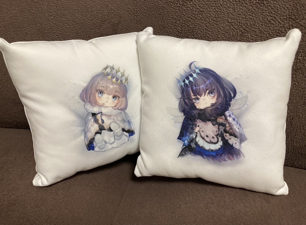 ミニオベ＆ミニヴォ抱き枕風ミニクッション