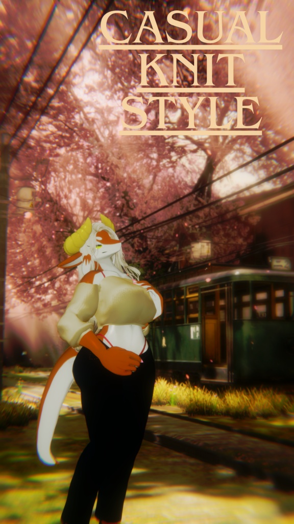 【Leher対応衣装】CasualKnitStyle