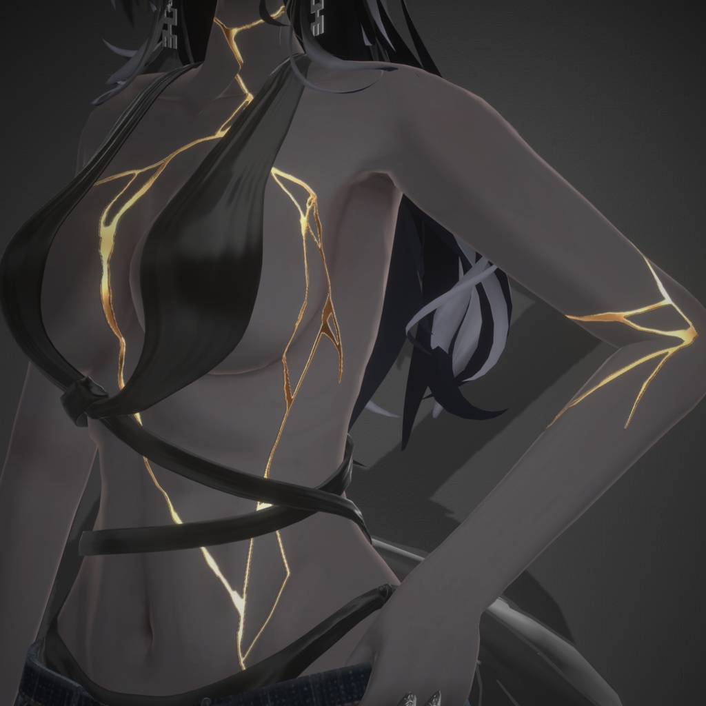 【8Avatar対応】金継ぎボディ