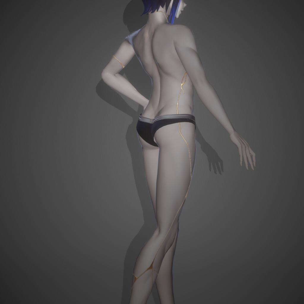 【14Avatar対応】金継ぎボディ