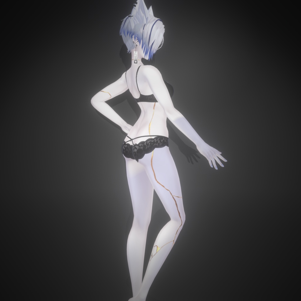 【8Avatar対応】金継ぎボディ