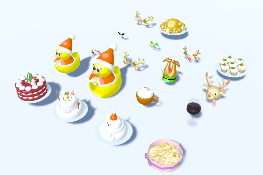 X-mas Object Full Package(17pieces)