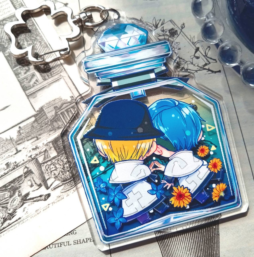 フォイカリ/ハーバリウム風アクキー【両面】★再版