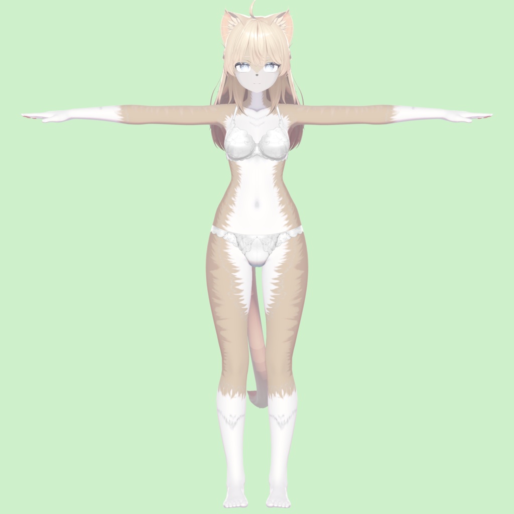 しなの用全身ケモノテクスチャ