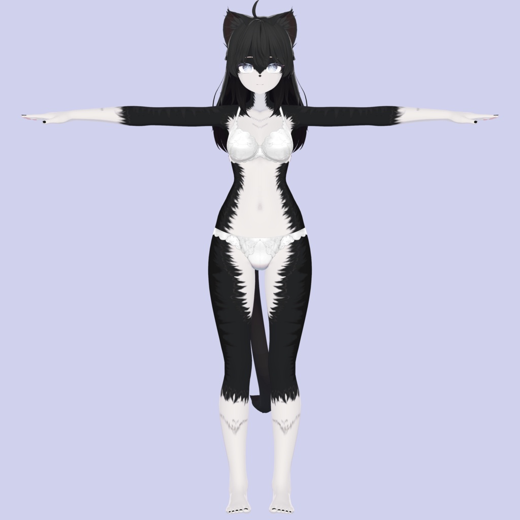 しなの用全身ケモノテクスチャ