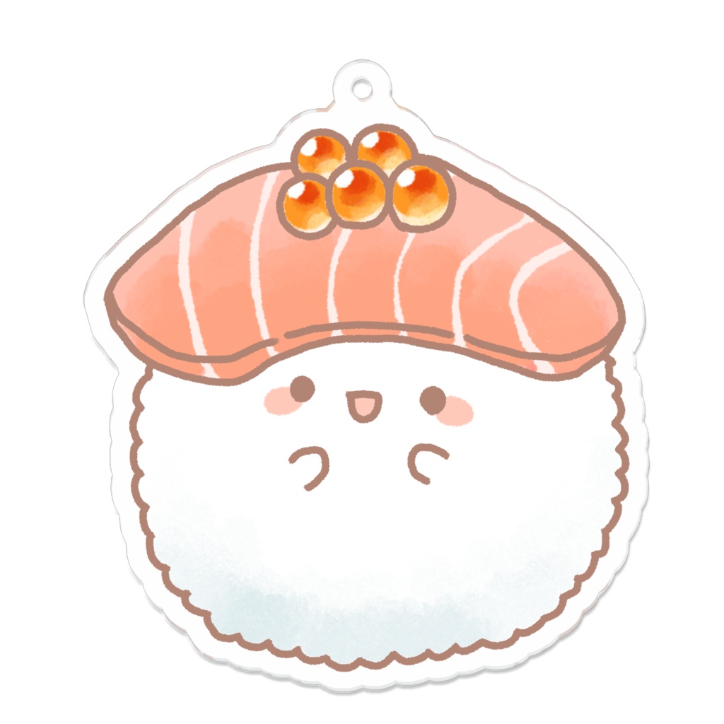 サーモンてまりアクキー