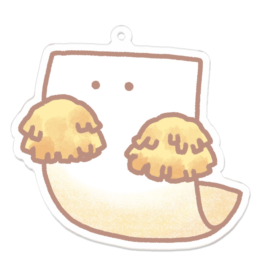 フレフレもめんアクリルキーホルダー