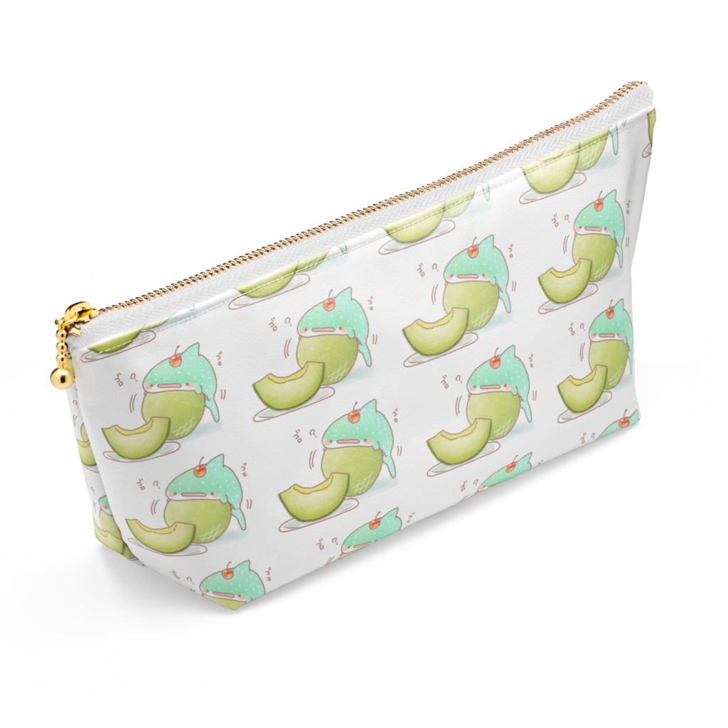 メロンソーダじんべえざめポーチ