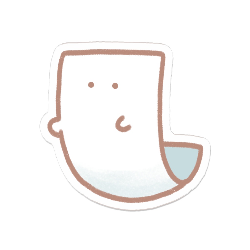 もめんといつでもいっしょなアクリルバッジ