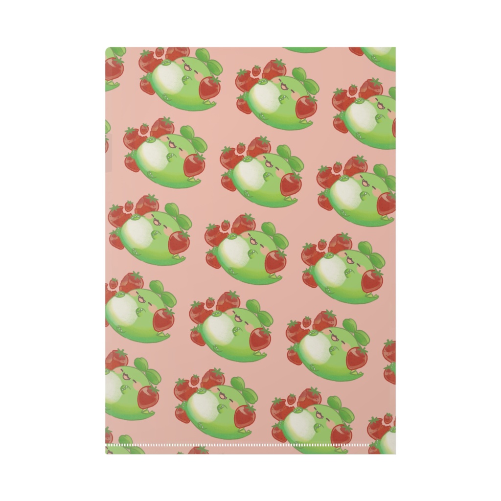 フタバサウルスと苺クリアファイル