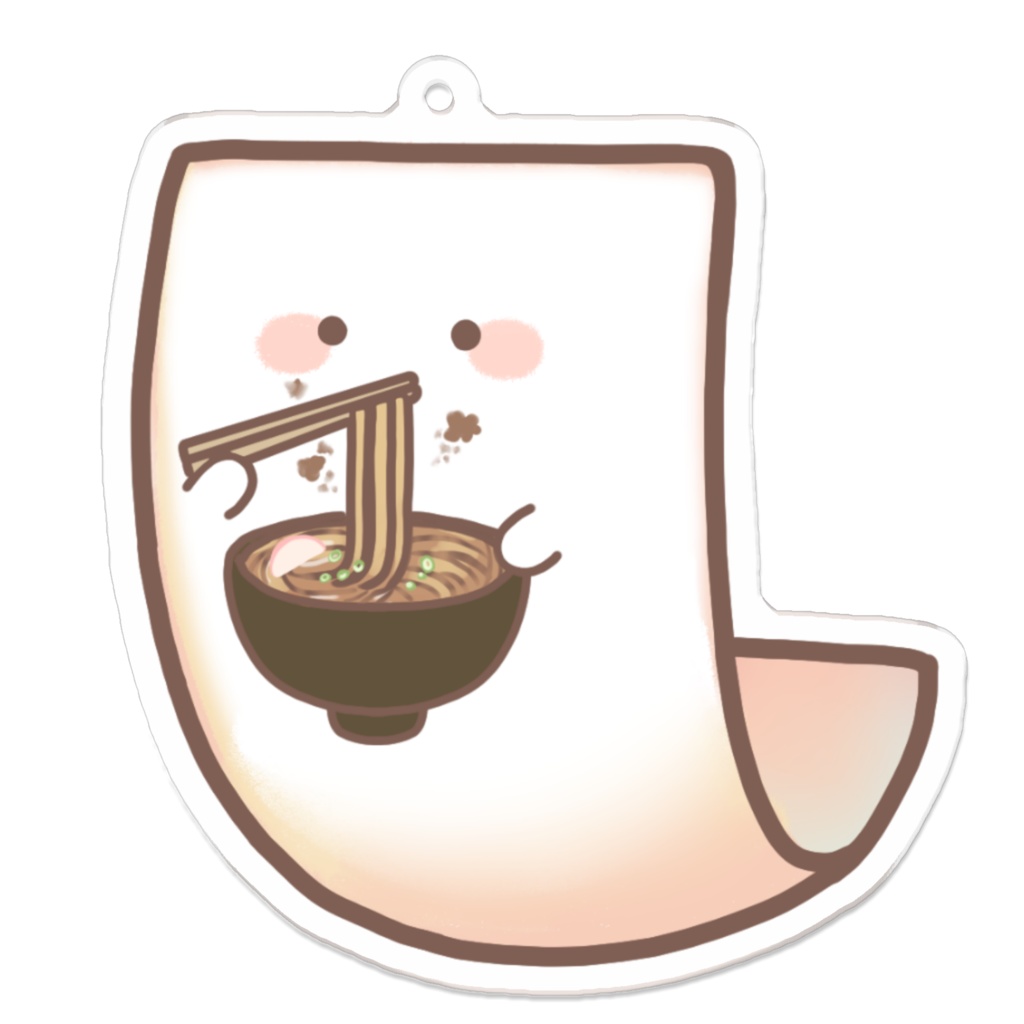 もめんかれーうどんアクキー