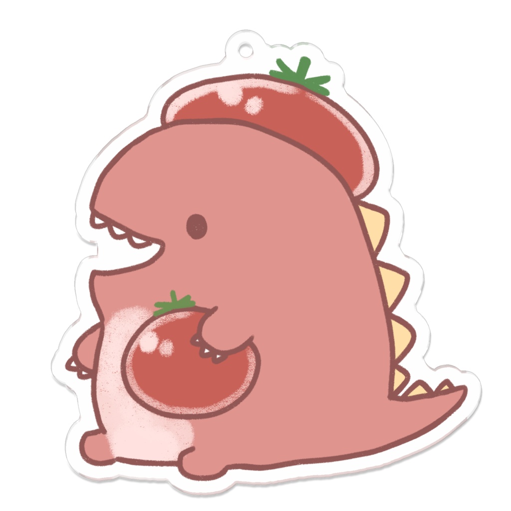 トマトザウルスアクリルキーホルダー