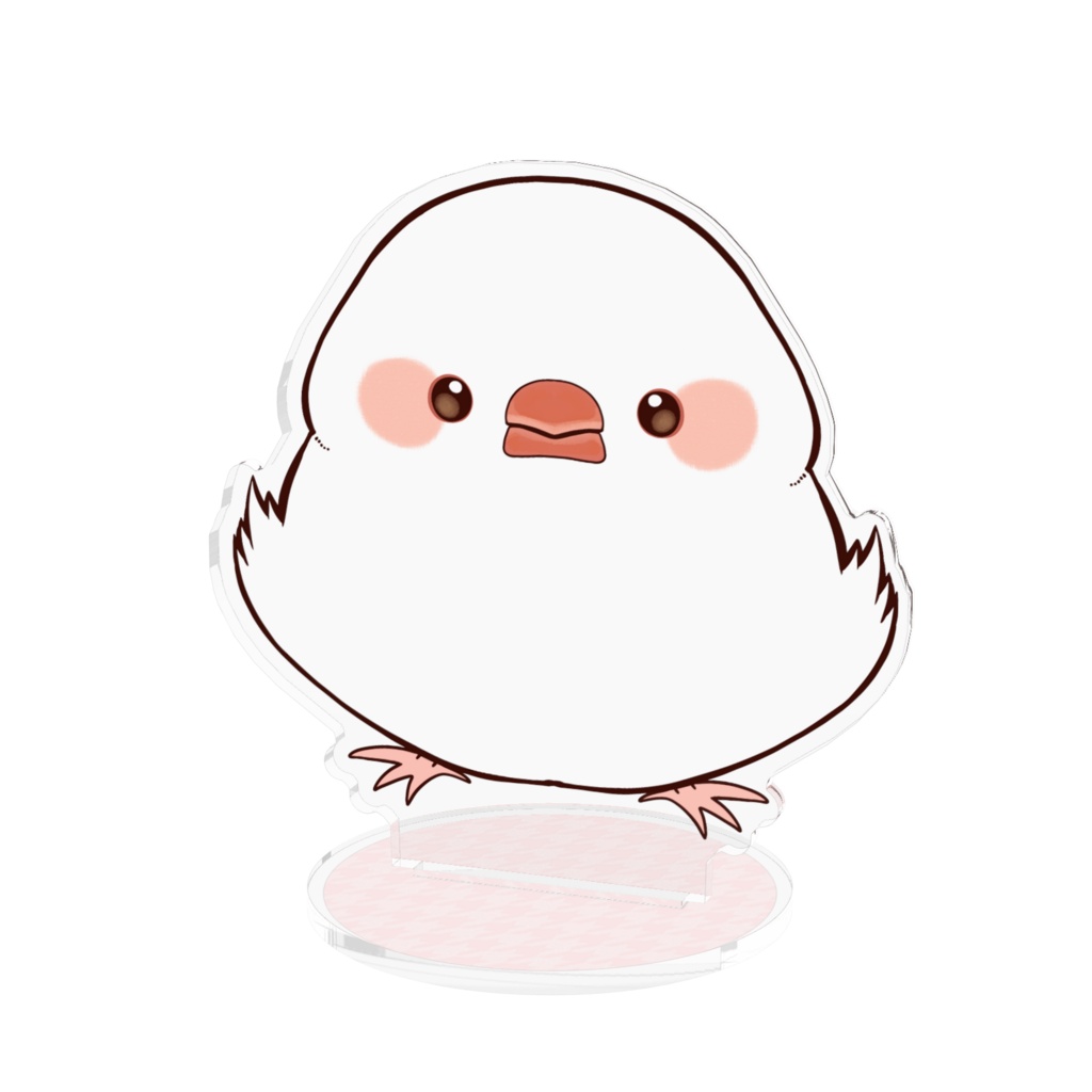 白文鳥アクリルスタンド