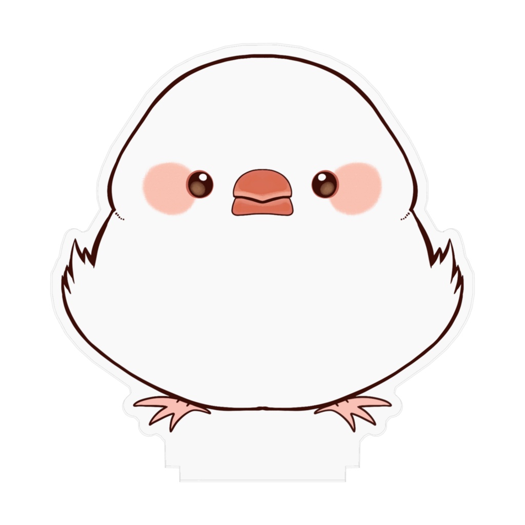 白文鳥アクリルスタンド