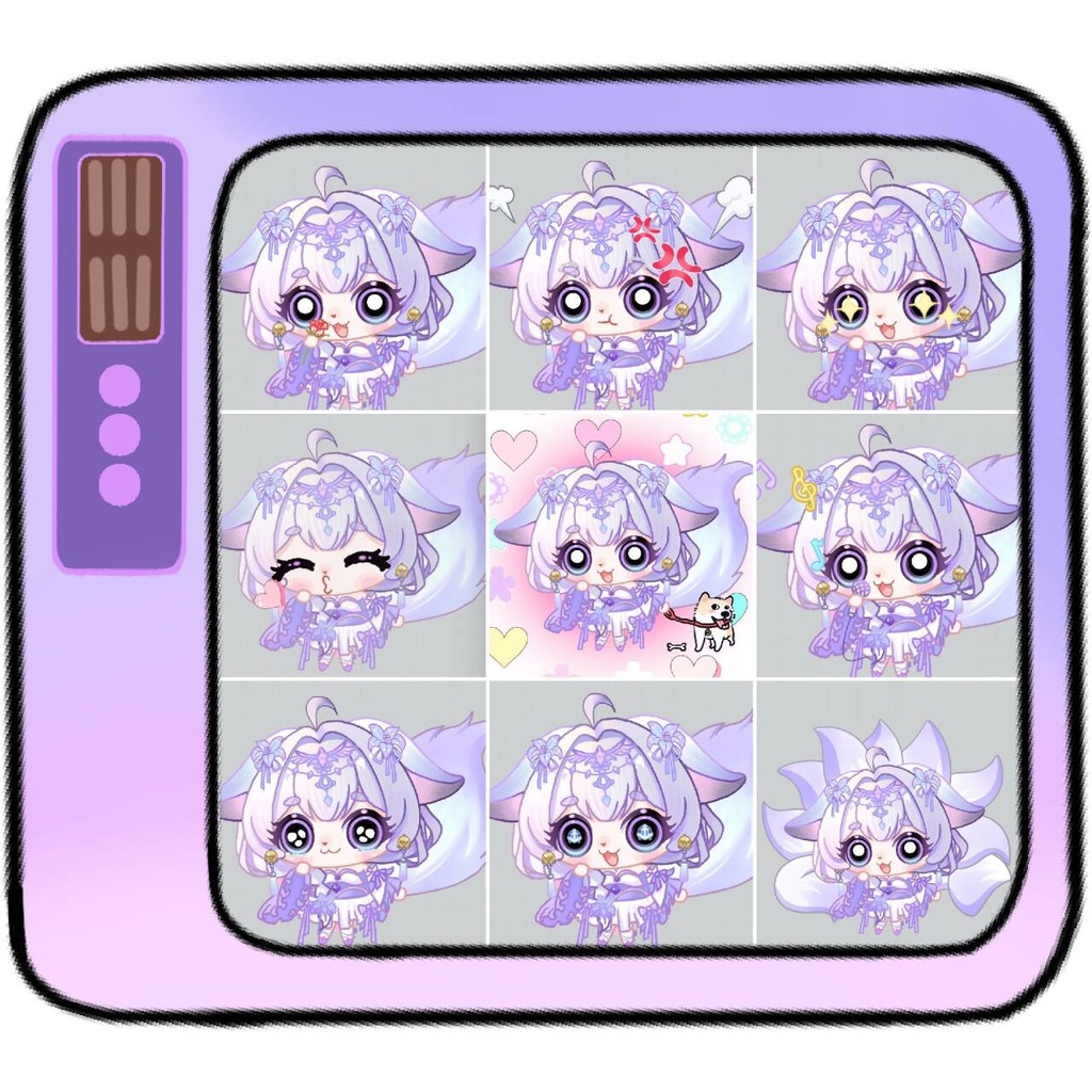 【Live2D紫の九尾狐】量販モデル