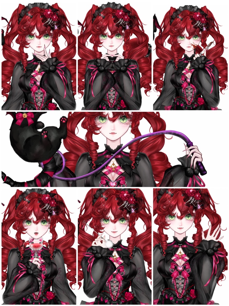 【Live2dModel】セクシーな子猫kitten,動的表情パックをプレゼント