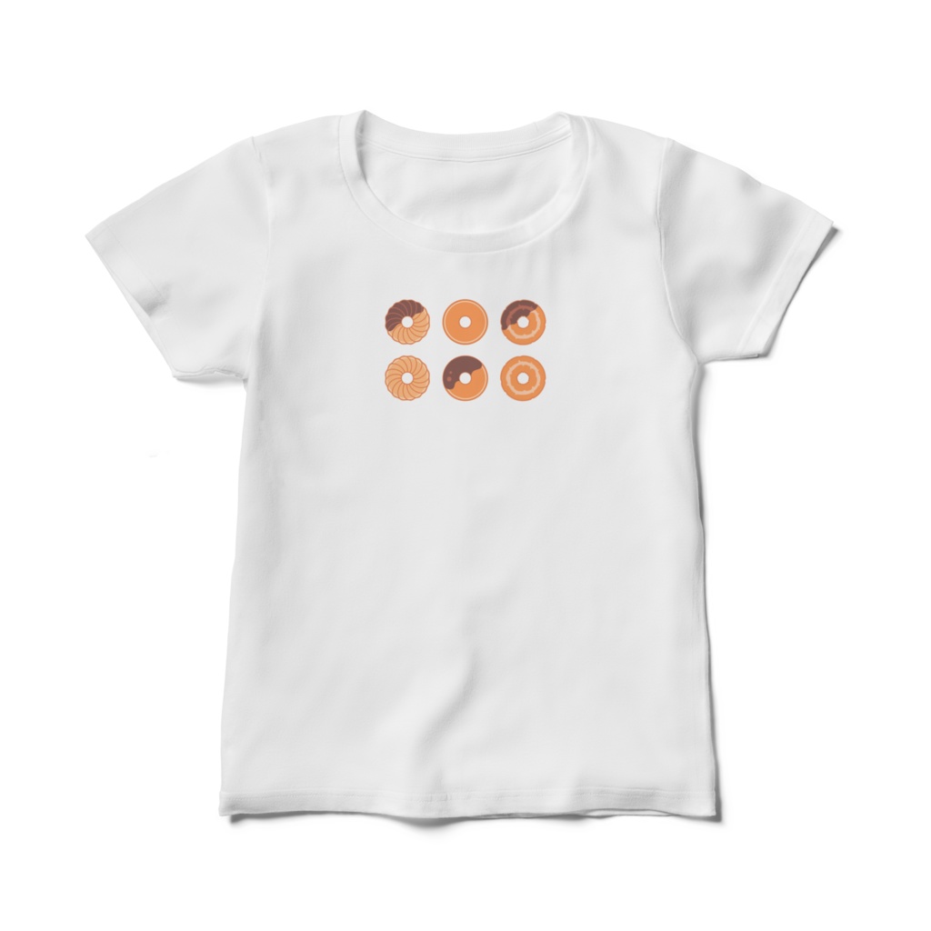 シンプルドーナツ【レディースTシャツ】