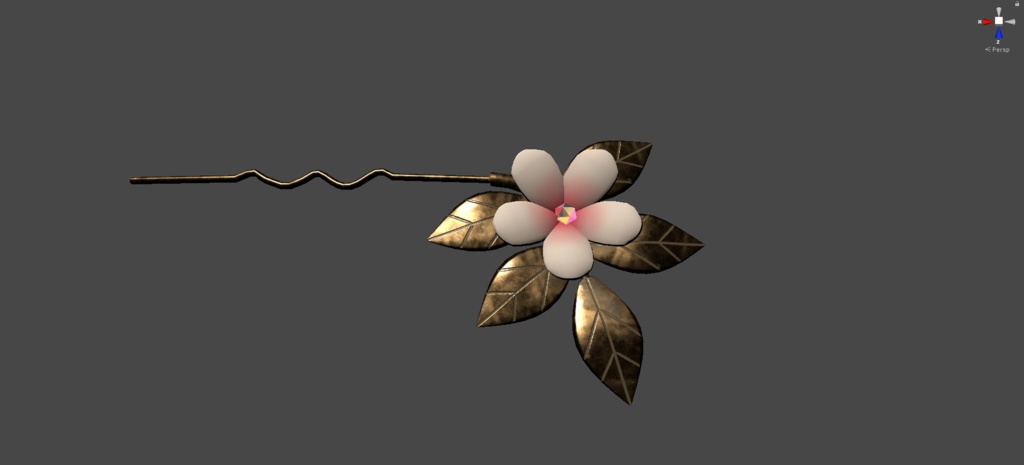 Flower pin
