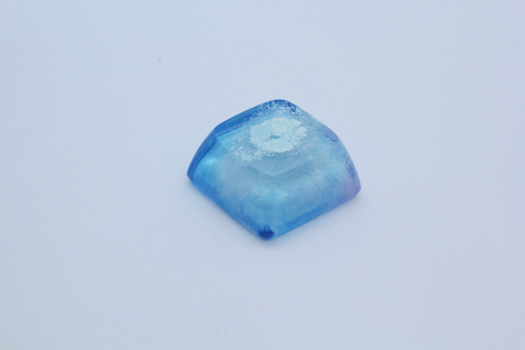 キーキャップ Series:アルコールインクアート 青