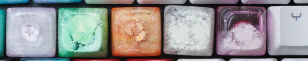 キーキャップ Series:アルコールインクアート 四季