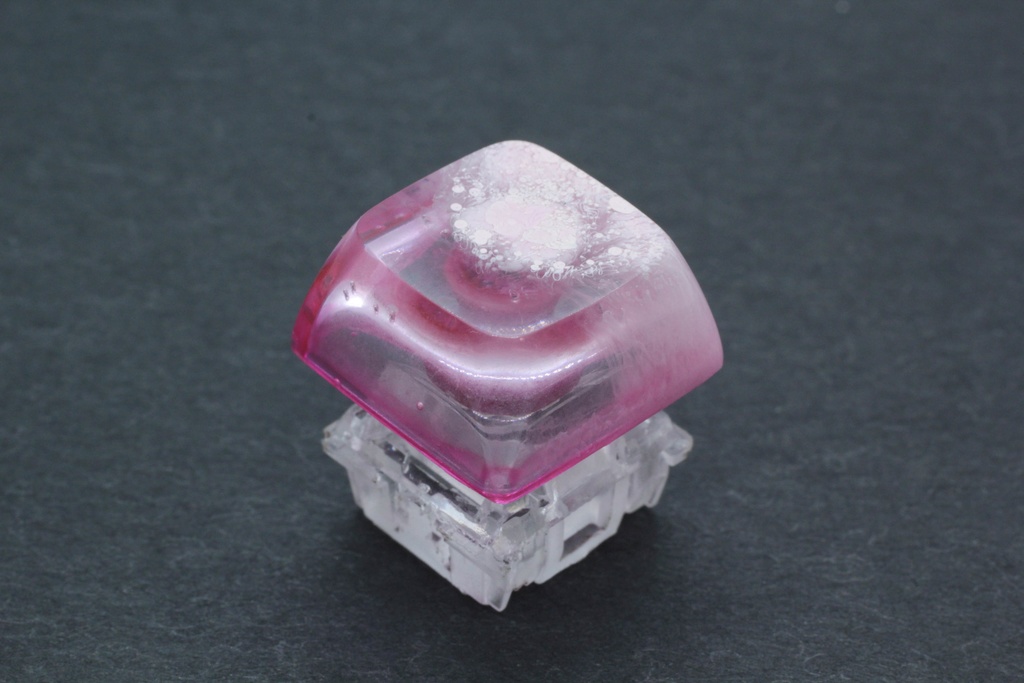 キーキャップ Series:アルコールインクアート Sakura