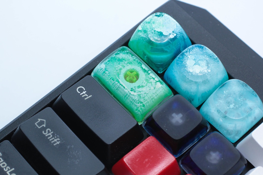 キーキャップ Series:Layer アルコールインクアート