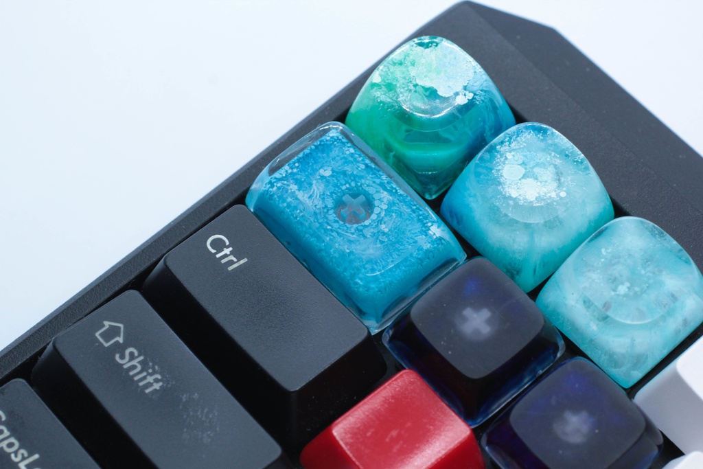 キーキャップ Series:Layer アルコールインクアート