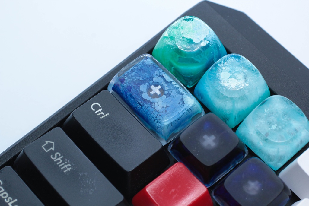 キーキャップ Series:Layer アルコールインクアート