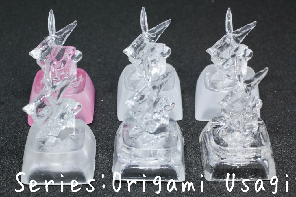 キーキャップ Series:Origami うさぎ