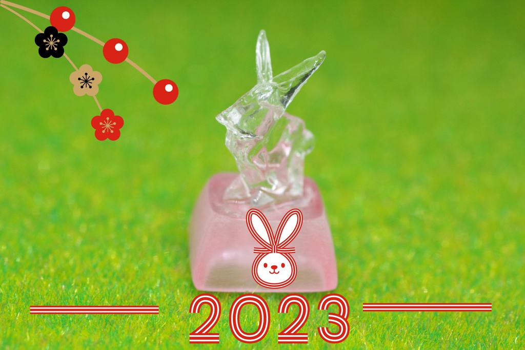 キーキャップ Series:Origami うさぎ