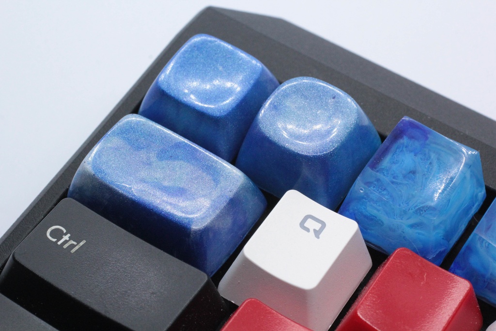 キーキャップ Series:Mica Blue