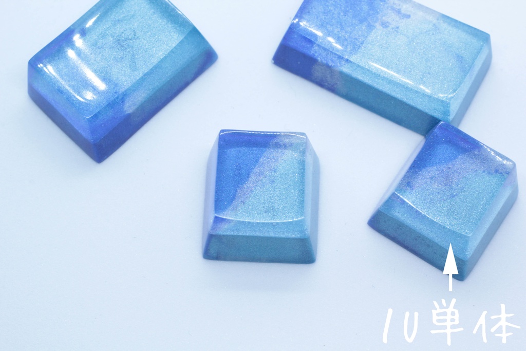 キーキャップ Series:Layer Mica blue