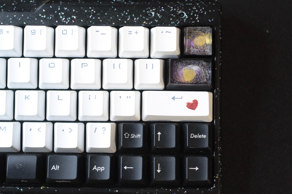 キーキャップ Series:Layer Galaxy Black