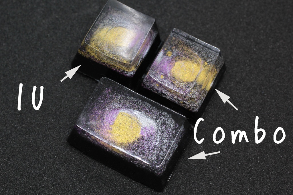 キーキャップ Series:Layer Galaxy Black