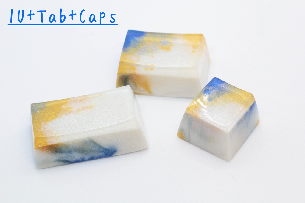 キーキャップ Series:Layer Gold river