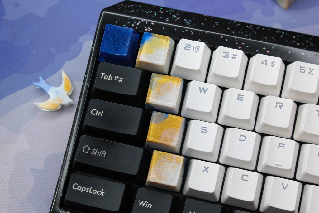 キーキャップ Series:Layer Gold river