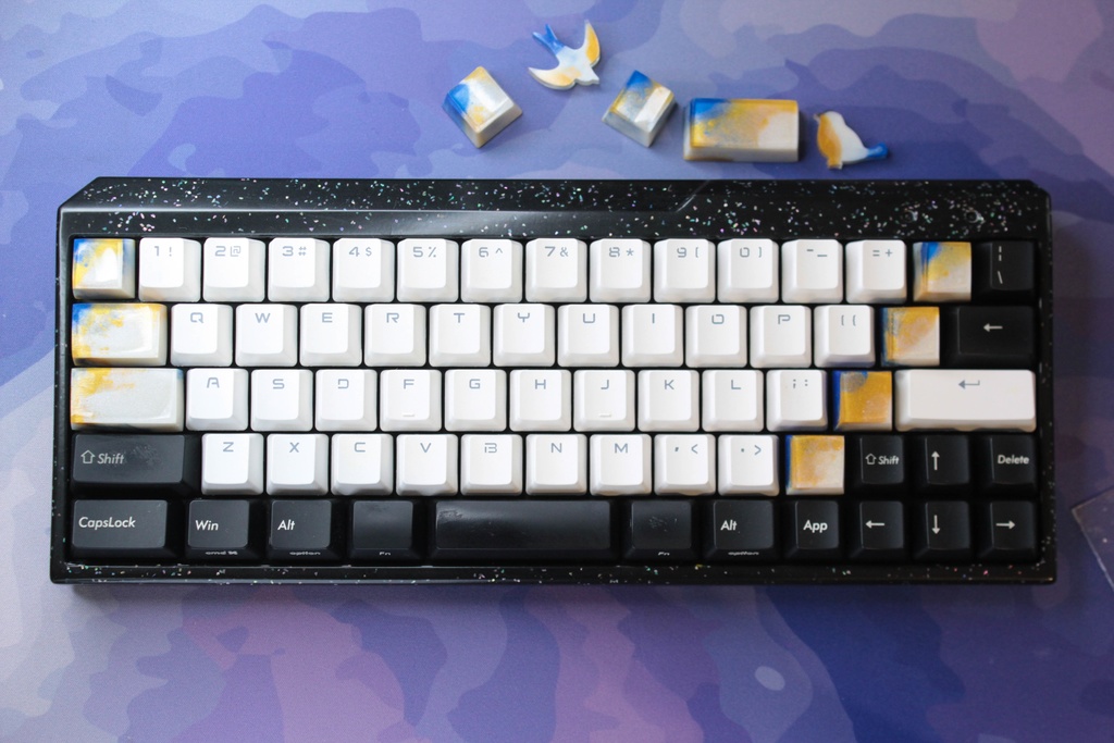 キーキャップ Series:Layer Gold river