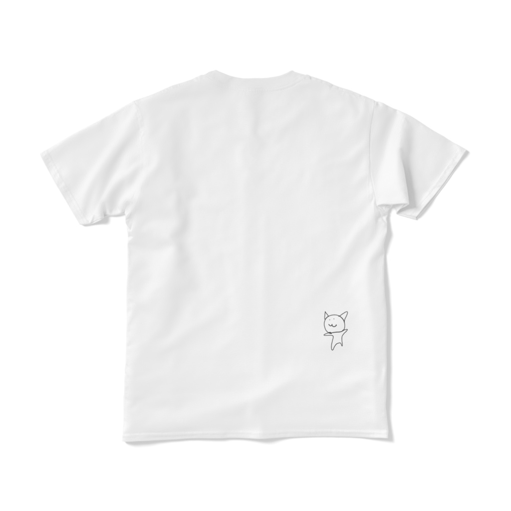 ねこじゃなくていぬ/Tシャツ(裏面印刷)