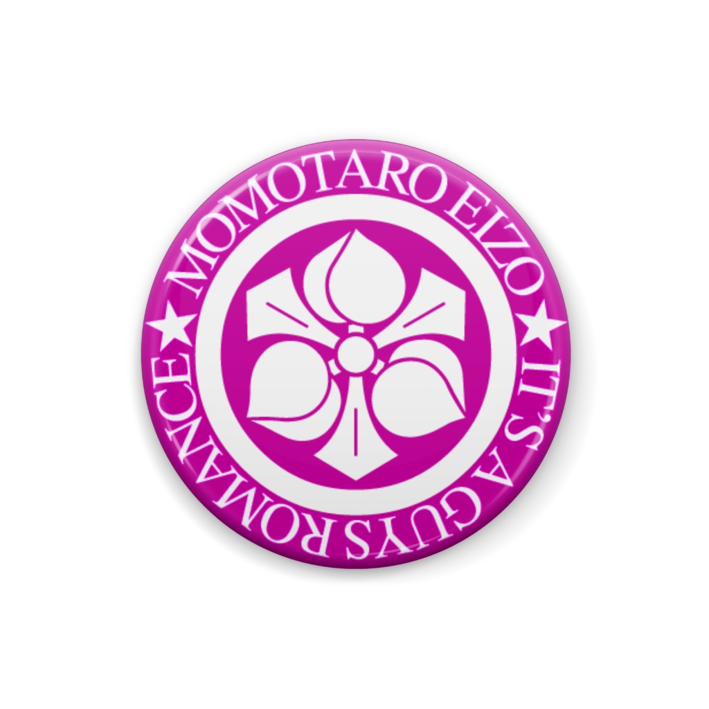 ロゴ缶バッジ(PINK)