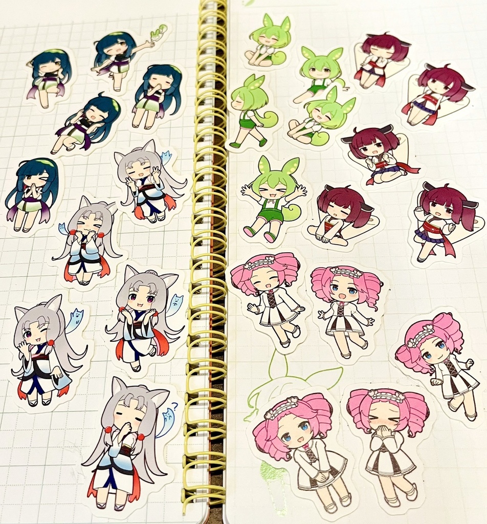 ずんずんPJフレークシール