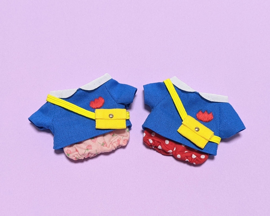 10cmぬい服 幼稚園児服一式 ペアセット