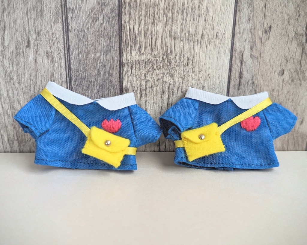 10cmぬい服 幼稚園スモック ペアセット