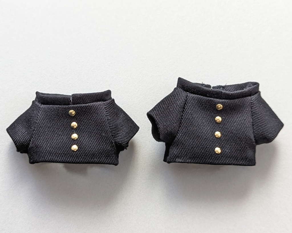 10cmぬい用 改造学生服(短ランとボンタン)