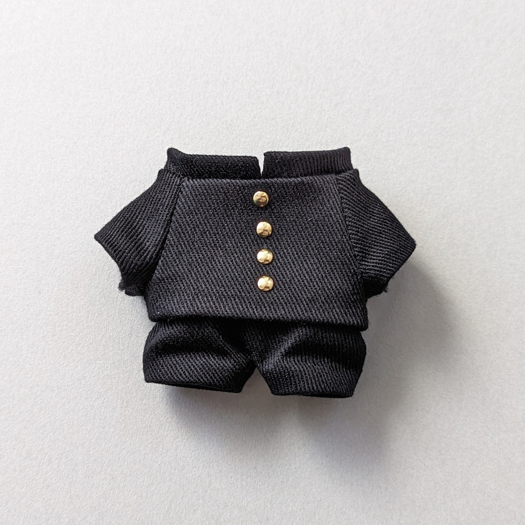 10cmぬい用 改造学生服(短ランとボンタン)