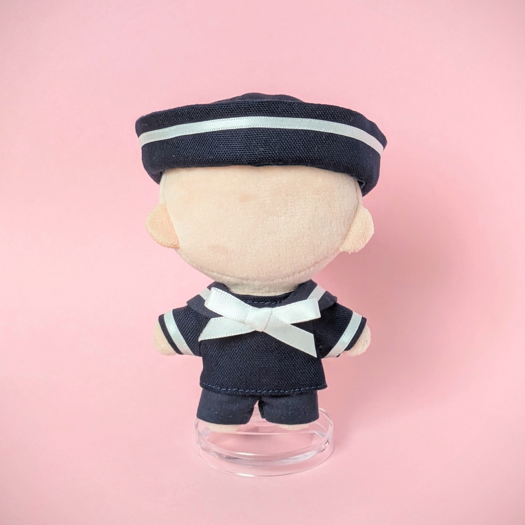 10cmぬい用 セーラー服セット （ネイビー）